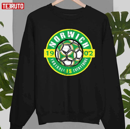 1902 Football Is Everything City Of Norwich Fan Vintage Unisex T-Shirt