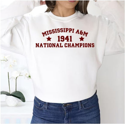 1941 National Champions Mississippi Unisex Sweatshirt