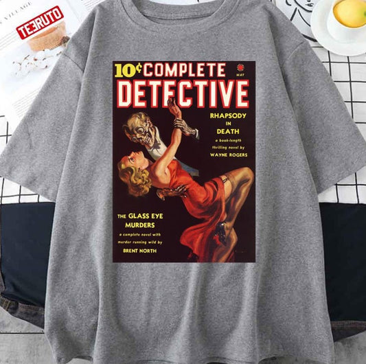 10 Cent Complete Detective True Crime Mystery Horror Pulp Fiction Unisex T-Shirt