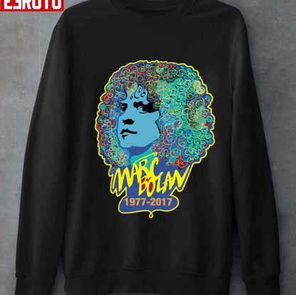 1977 2017 Premium Scoop Marc Bolan Unisex T-Shirt