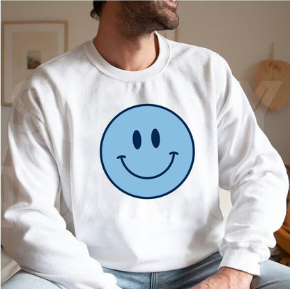 160 Mcfc Manchester City Fc Happy Face Smiley Unisex T-Shirt