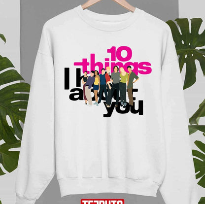 10 Things I Hate About You Cast Art Unisex Sweatshirt