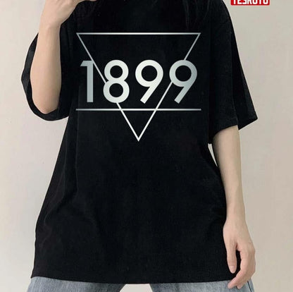 1899 Logo Geometric Design Pyramids Unisex Hoodie
