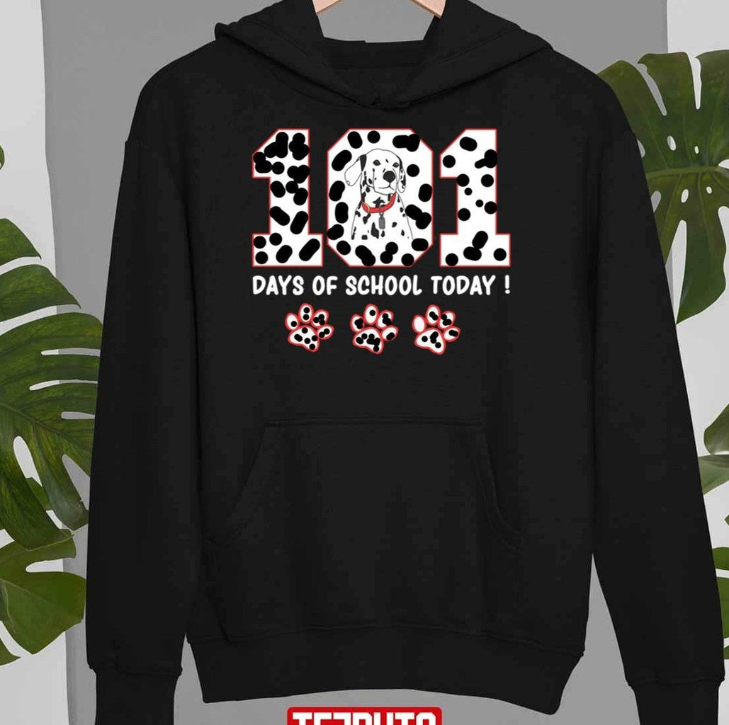 101 Days Of School 101 Dalmatians Parody Unisex Sweatshirt