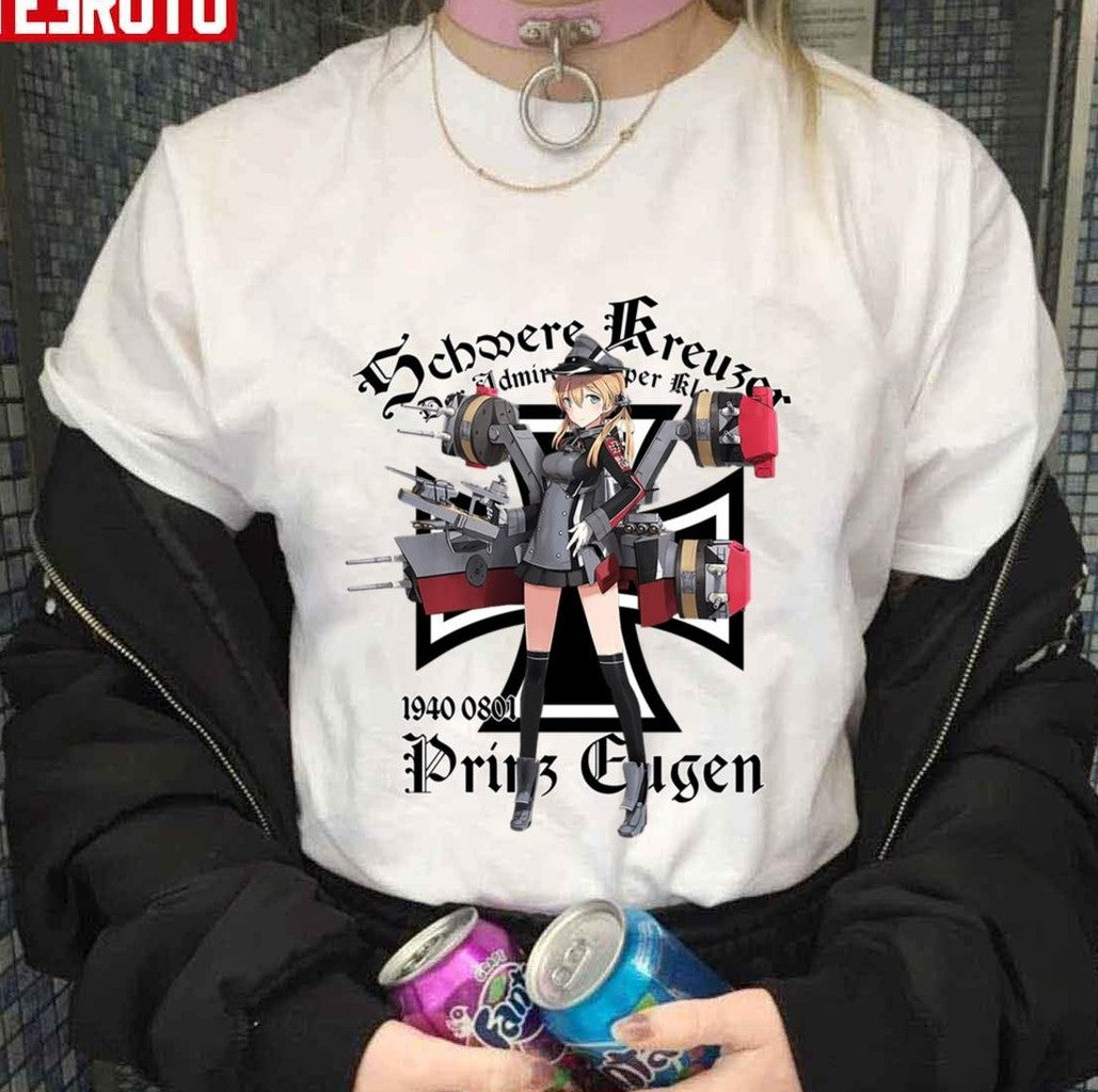 1940 0801 Prinz Eugen Azur Lane Art Unisex T-shirt