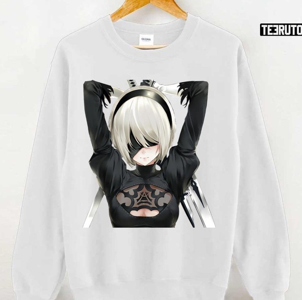 14th Machine War 2b Nier Automata Yorha No.2 Type B Unisex T-Shirt