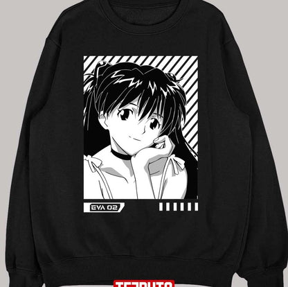 02 Asuka Langley Soryu Neon Genesis Evangelion Retro Style Unisex T-Shirt