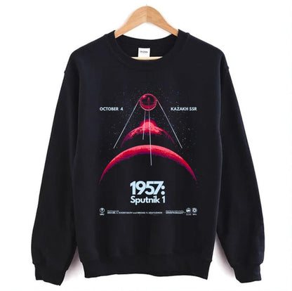 1957 Sputnik 2001 A Space Odyssey Unisex Sweatshirt