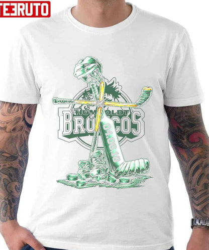 040618 Hockey Humboldt Broncos Unisex T-shirt