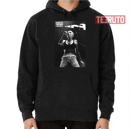 $iiick Brain Long Black Maggie Lindemann Unisex T-Shirt