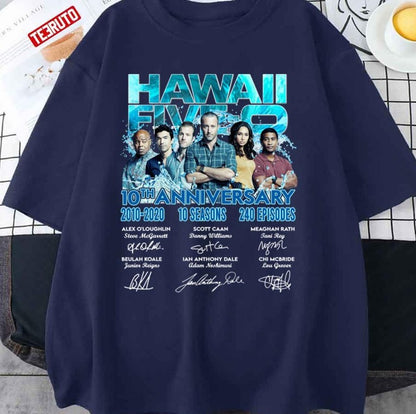 10th Anniversary Of Hawaii Five 0 Thank You For The Memories The Movie With A Young And Loving Cast Unisex Sweatshirt