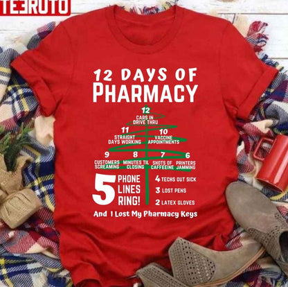 12 Days Of Pharmacy Christmas Unisex Sweatshirt