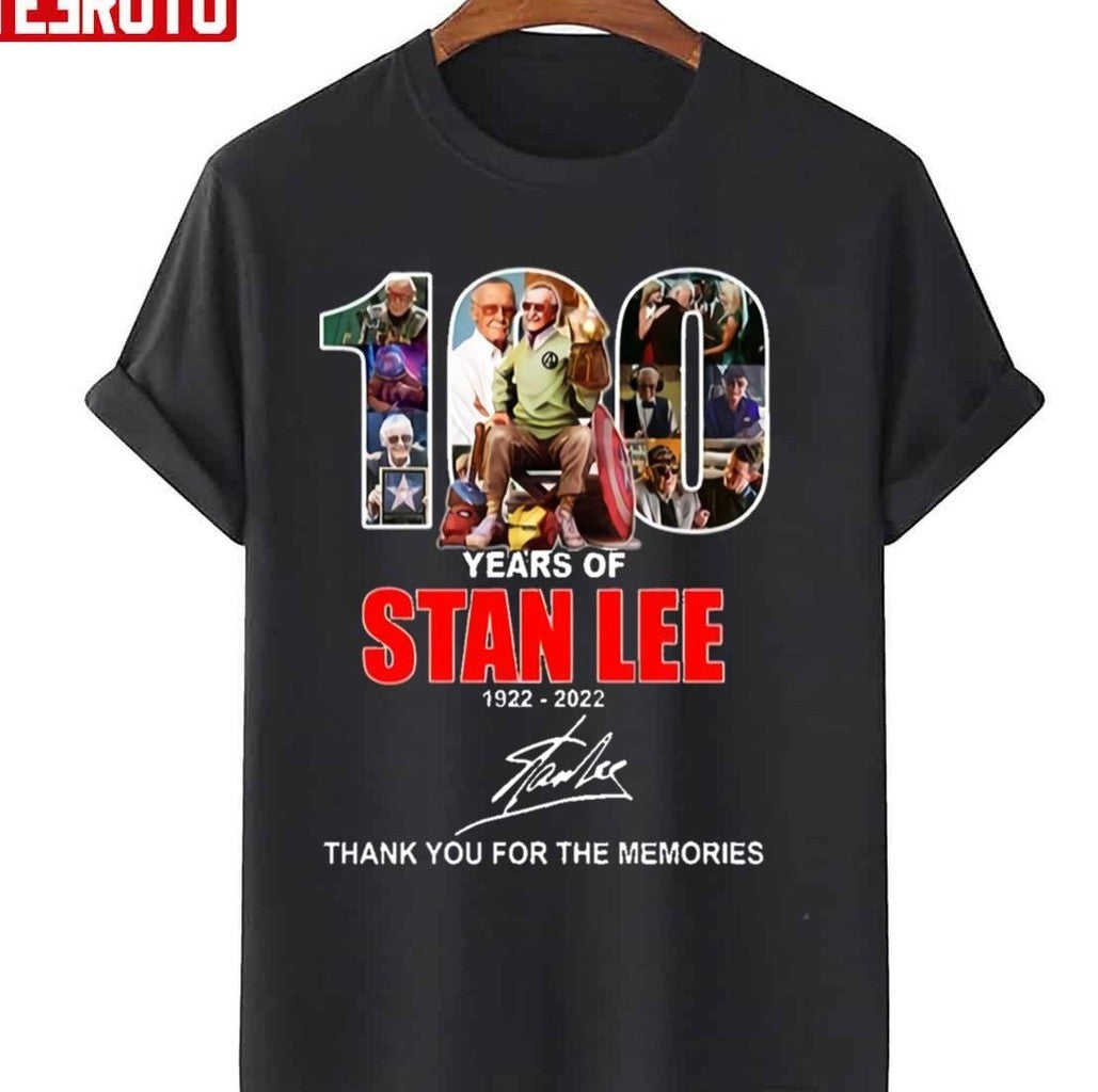 100 Years Of Stan Lee Thank You For The Memories Unisex Hoodie