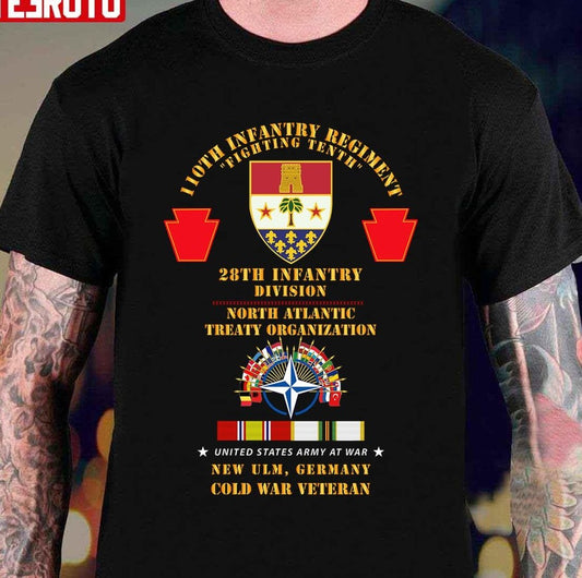 110th Infantry Regiment - 28th Inf Div Nato - New Ulm Germany Unisex T-Shirt