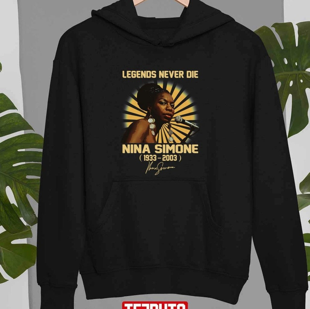 1933-2003 Nina Simone Legend Never Die Vintage Unisex T-Shirt