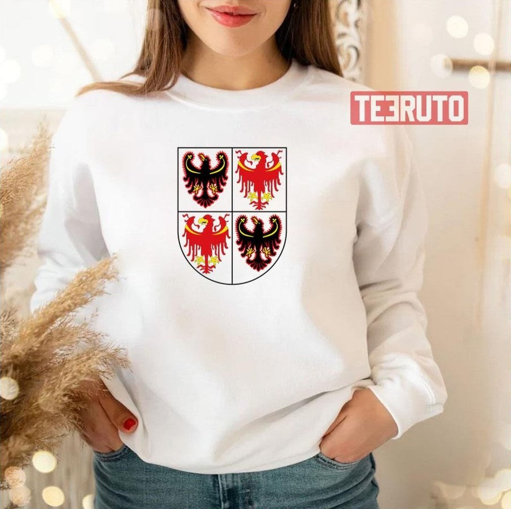 039 Region Of Trentino Alto Adige Südtirol Coat Of Arms Unisex T-Shirt