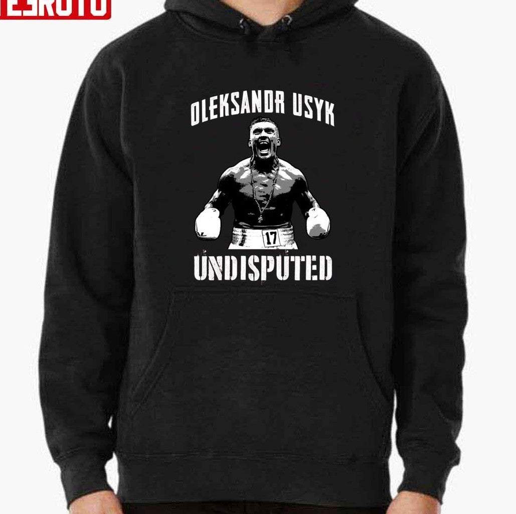 17 Oleksandr Usyk Undisputed Black And White Unisex T-shirt