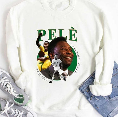 1957-2022 Rest In Peace Pele RIP GOAT Soccer Legend Pele Unisex Hoodie