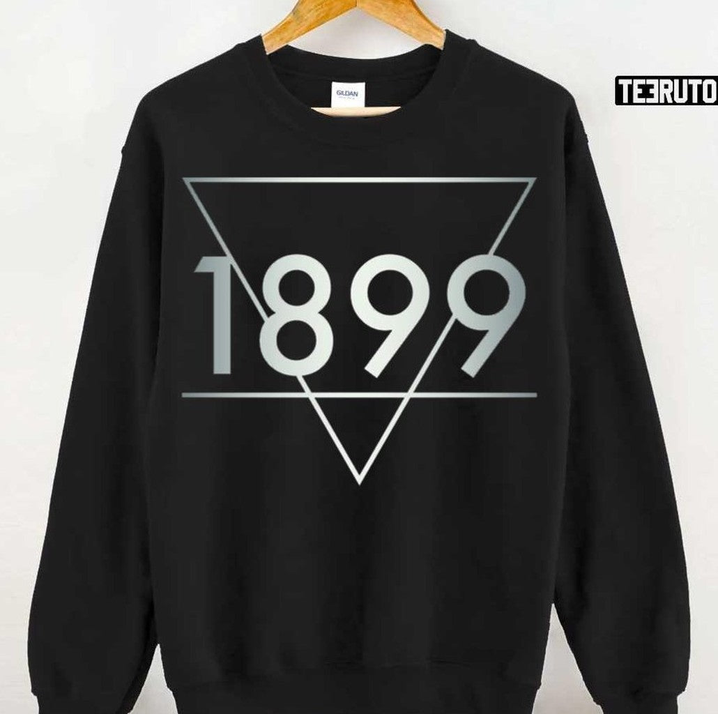 1899 Logo Geometric Design Pyramids Unisex Hoodie