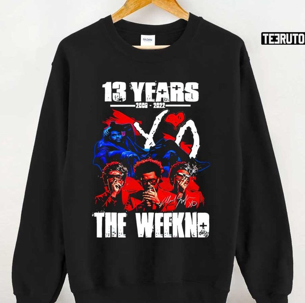 13 Years 2009-2022 The Weeknd Unisex T-Shirt