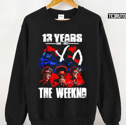 13 Years 2009-2022 The Weeknd Unisex T-Shirt