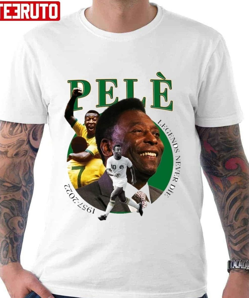 1957-2022 Rest In Peace Pele RIP GOAT Soccer Legend Pele Unisex Hoodie
