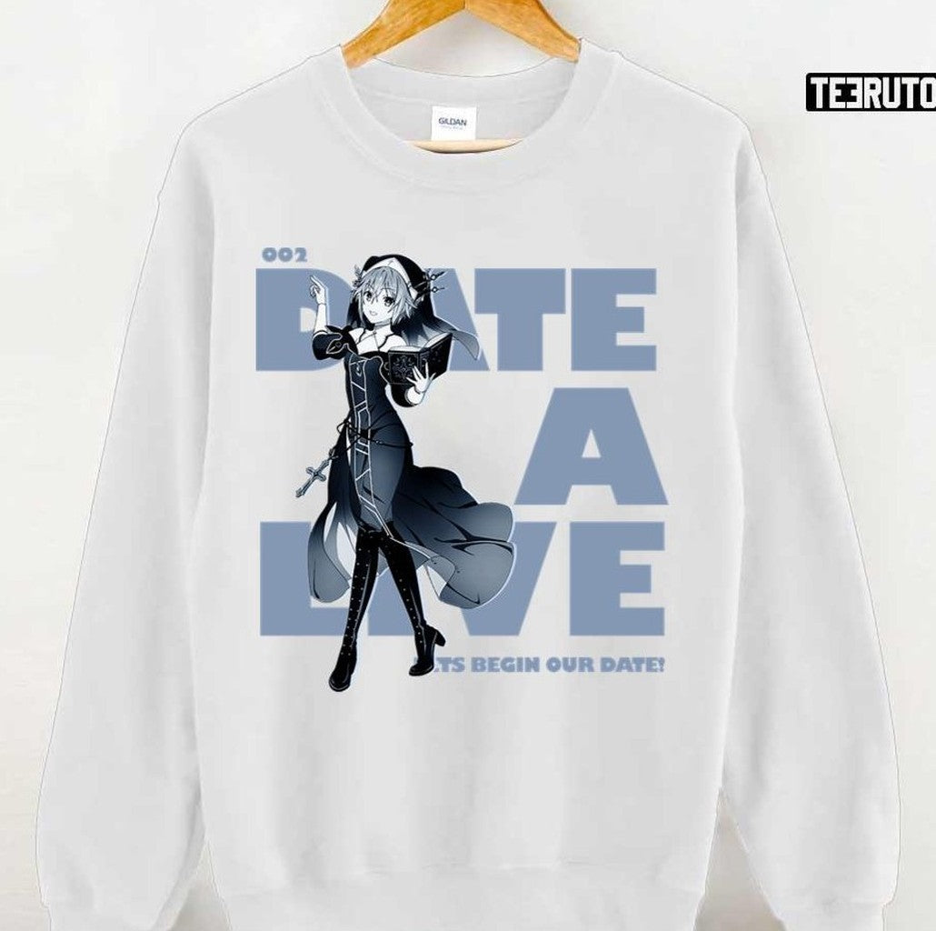 002 Let's Begin Our Date Date A Live Nia Honjou Unisex T-shirt