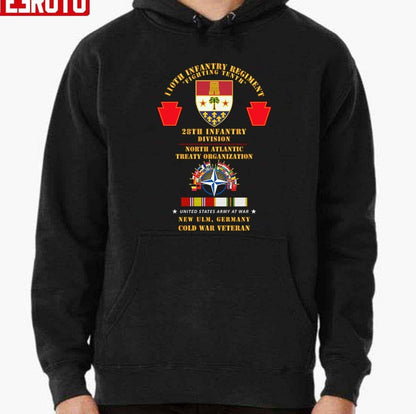 110th Infantry Regiment - 28th Inf Div Nato - New Ulm Germany Unisex T-Shirt