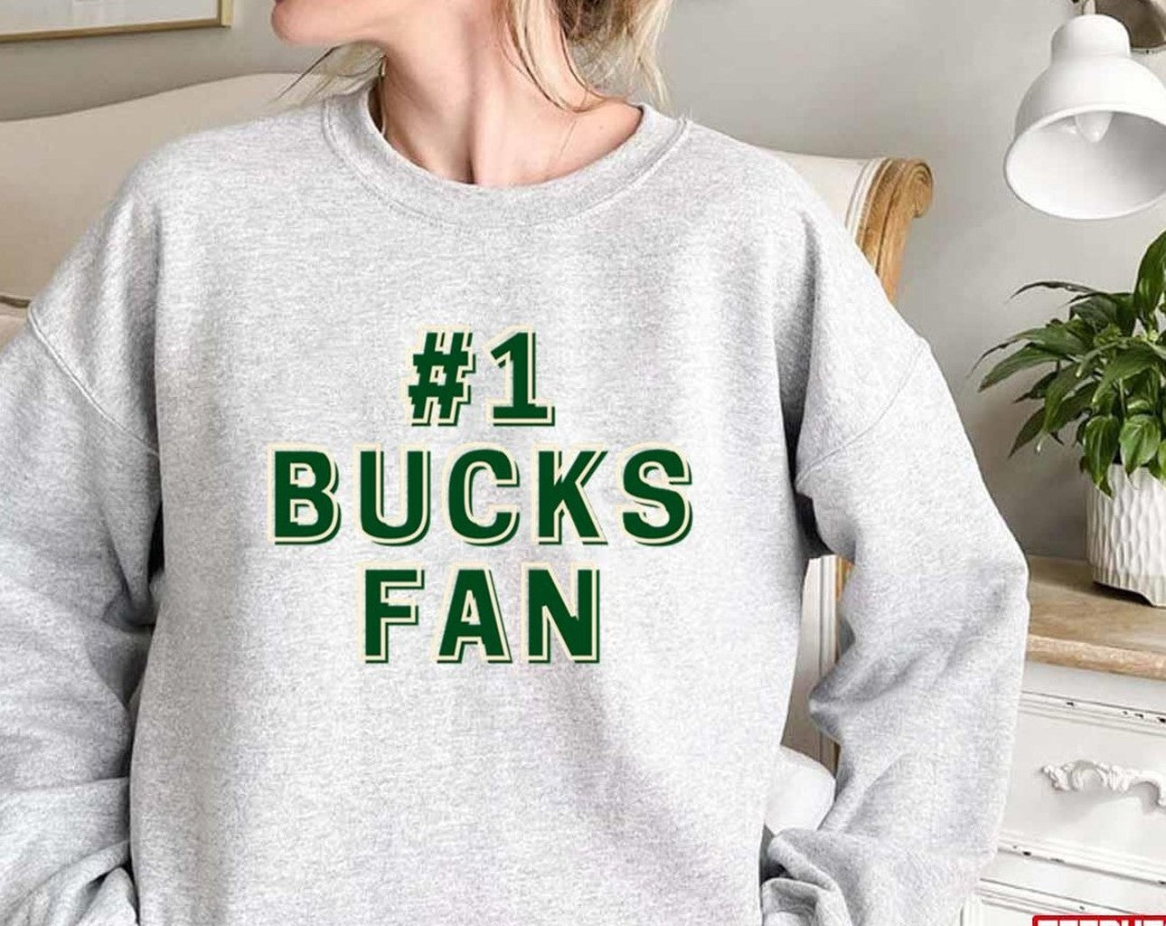 1 Milwaukee Bucks Fan Unisex Sweatshirt