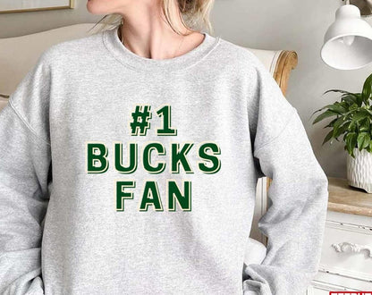 1 Milwaukee Bucks Fan Unisex Sweatshirt