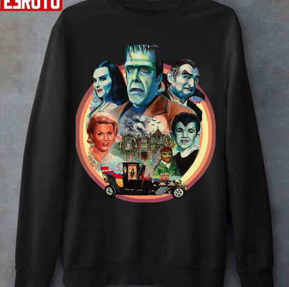 1313 Mockingbird Lane Art The Munsters Unisex Sweatshirt
