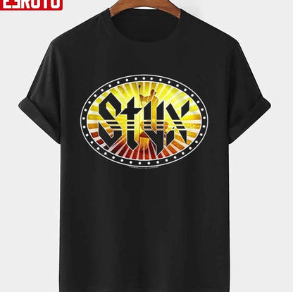 1972 Rock Band STYX Wooden Nickel On Stage Bright Lights Unisex T-Shirt
