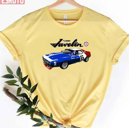 1971 Amc Javelin Trans Am Race Car Premium Unisex T-Shirt