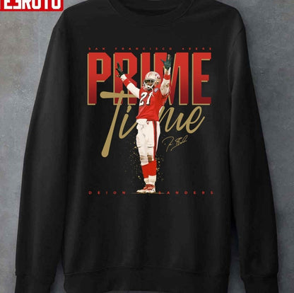 #21 Deion Sanders Primetime Football NFL Pros Unisex T-shirt