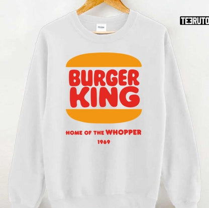 1969 Bk Logo Burger King Home Of The Whopper Unisex T-Shirt