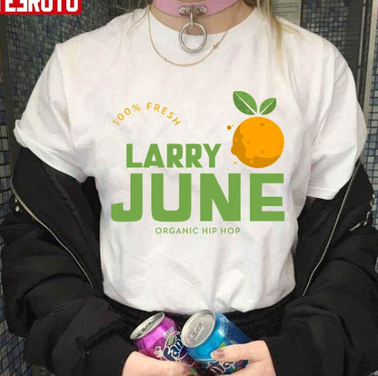 100% Fresh Larry June Organic Hip Hop Unisex T-shirt