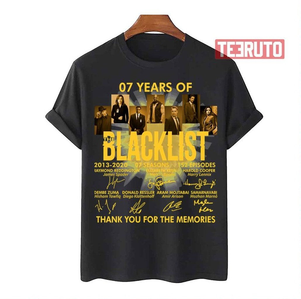 07 Years Of The Blacklist Unisex T-Shirt
