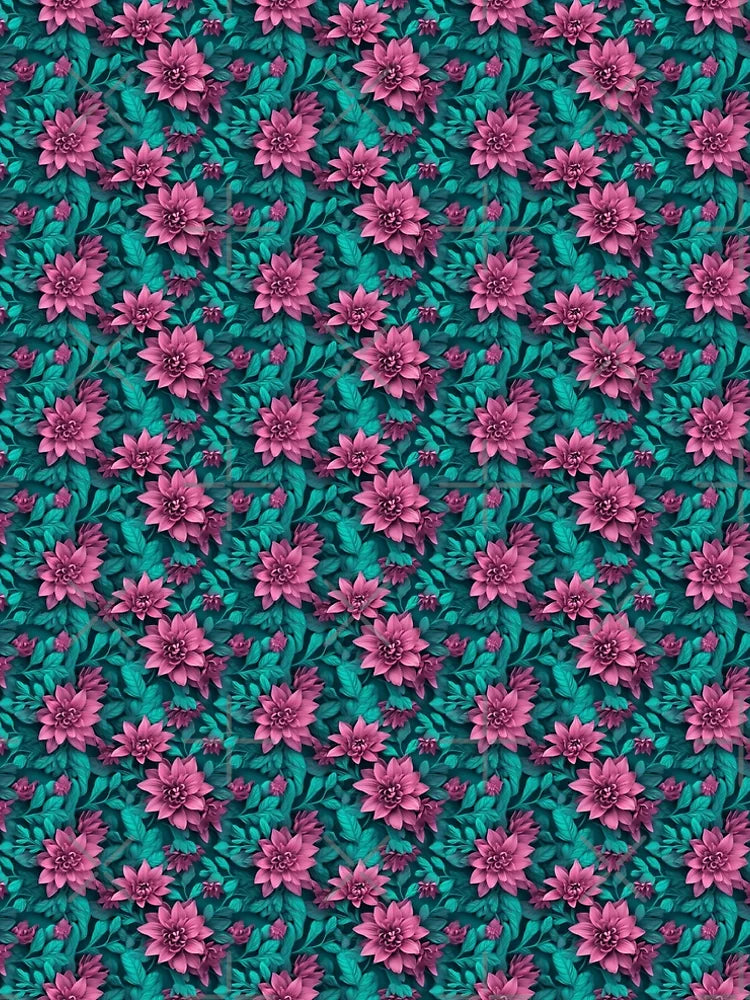 3D effect flower pattern