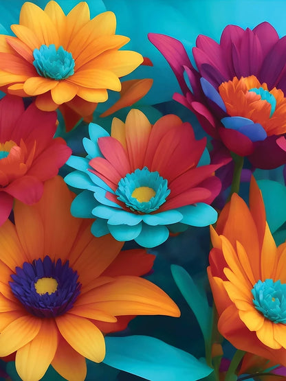 3D flowers