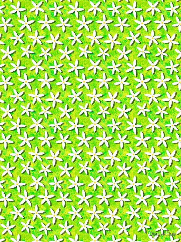 Lemon Flowers - Green and Yellow