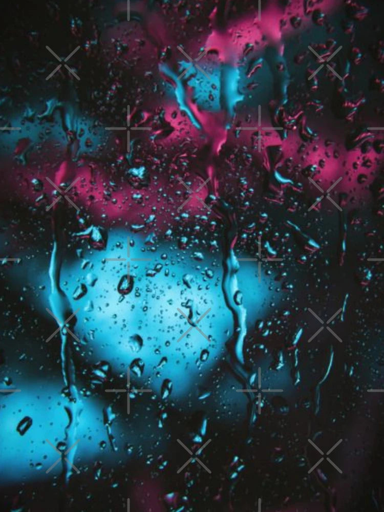 3D Colorful Water Raining