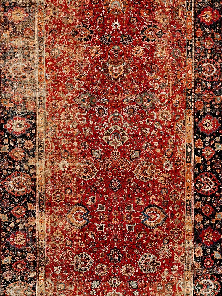 17th Century Afghanistan Rug Print