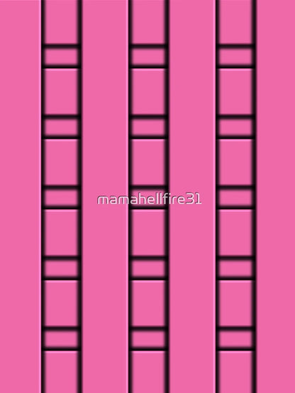 3D Pink Geometric Abstract Pattern
