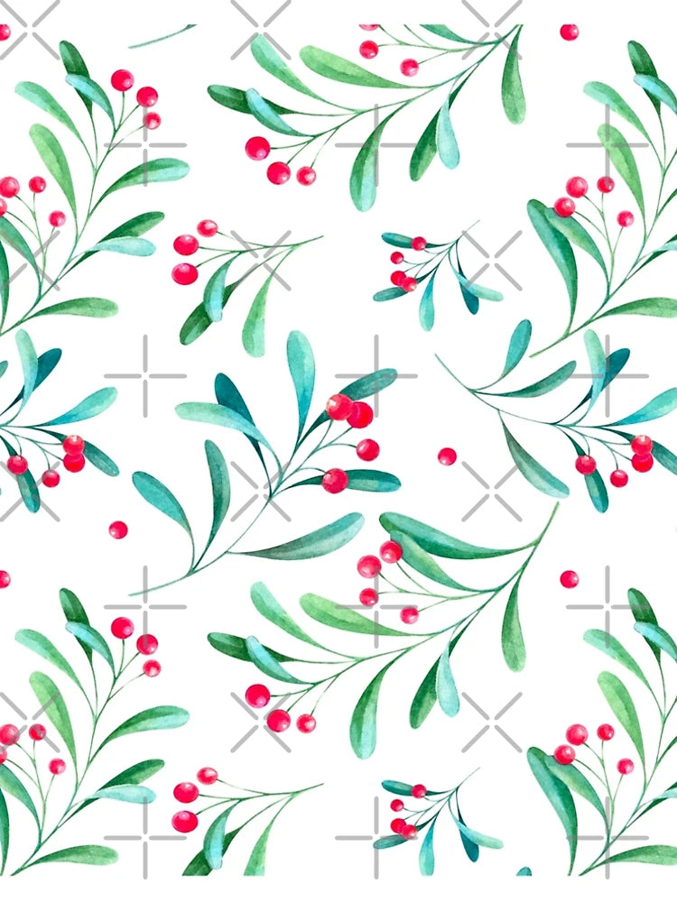 Festive Holly Pattern