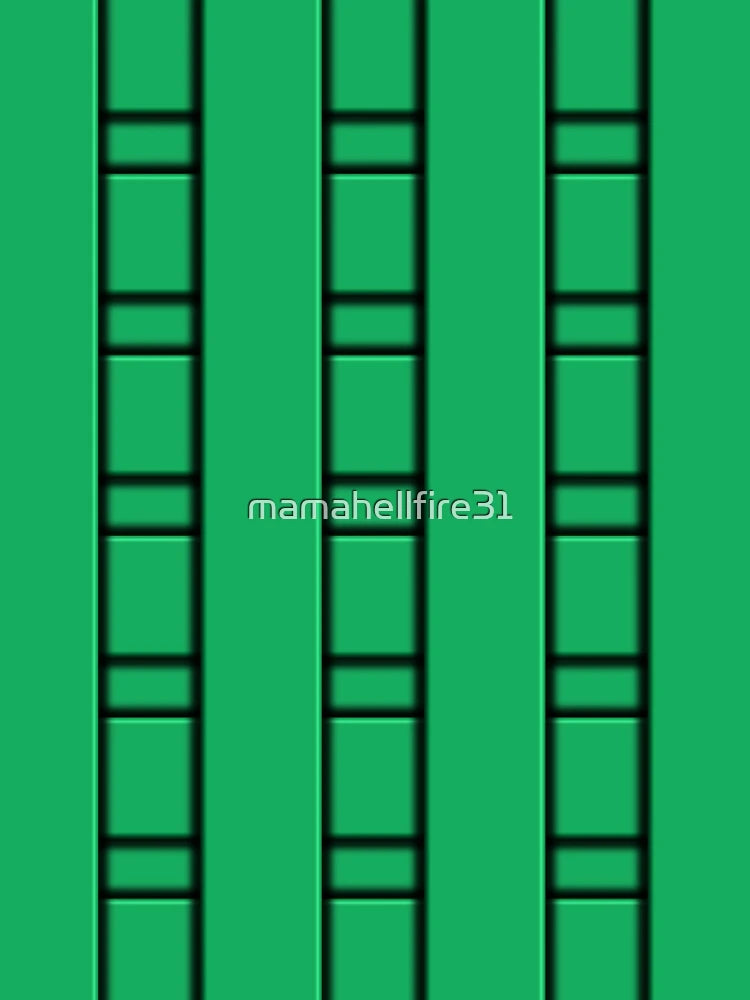 3D Green Geometric Abstract Pattern