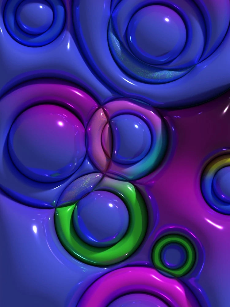 3D Effect Graphic Illustration For Cases, Skins & More