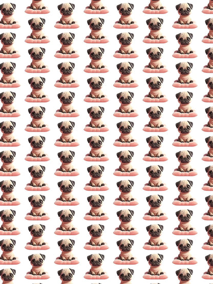 3D Pug Dog