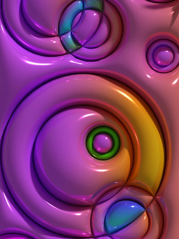 3D Effect Graphic Illustration For Cases, Skins & More