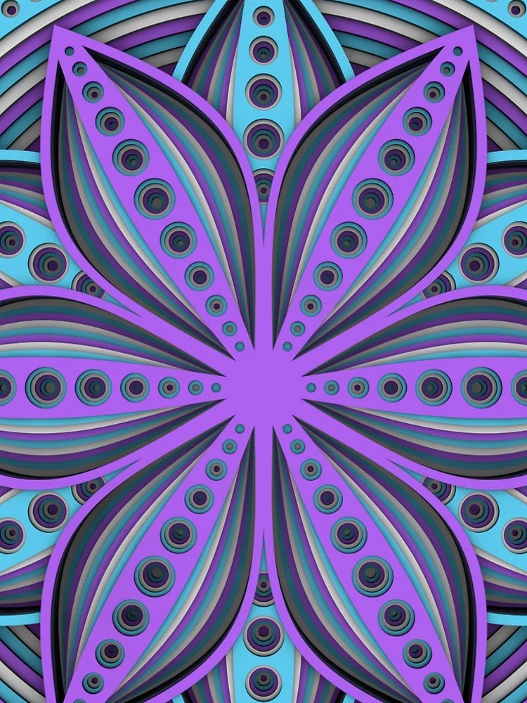 3D Flower Mandala