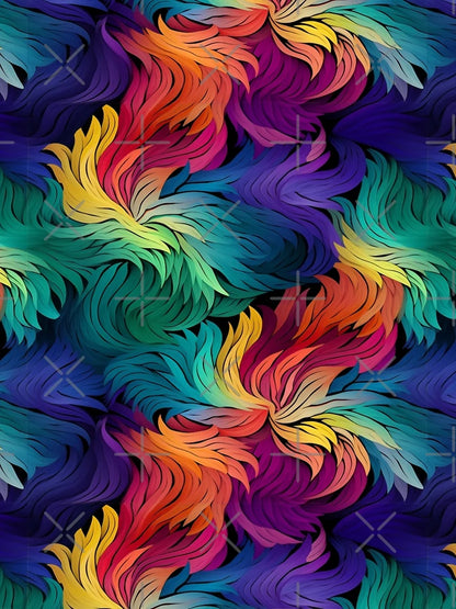 3D Optical Illusion, Hidden Image, Hidden 3D Picture, Seamless Pattern 3D